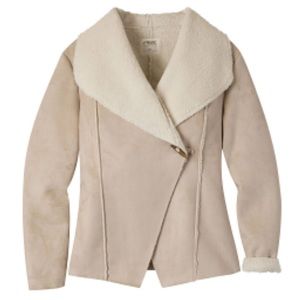 NWT Mountain Khakis Lolo Shearling jacket relaxed fit FREE SHIPPING